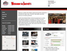 Tablet Screenshot of jarrellsrepair.com